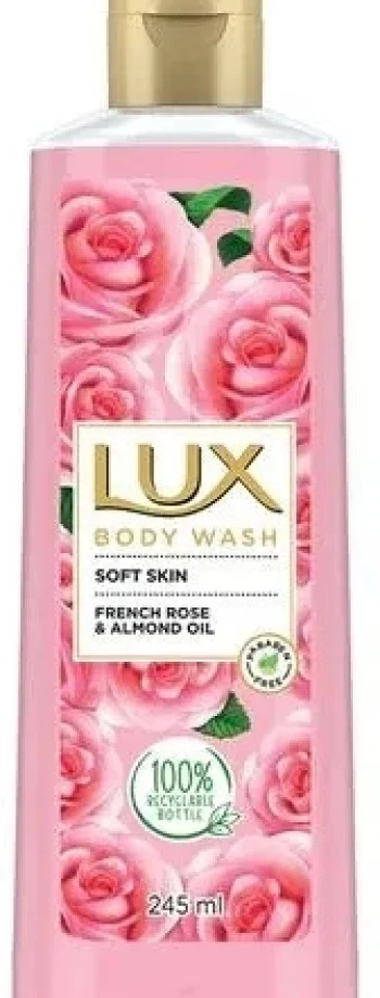 Lux Bodywash French Rose And Almond Oil For Glowing Skin