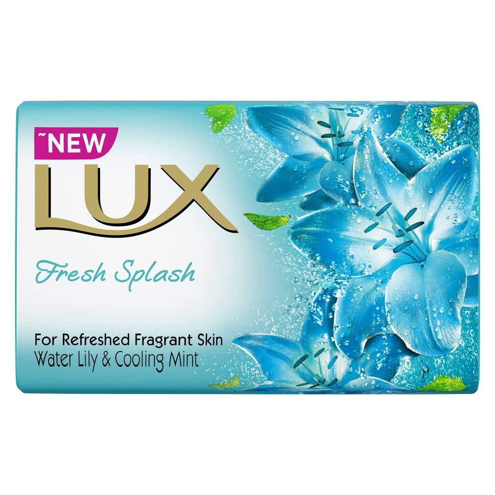 Lux Bathing Soap Fresh Flash Water Lily and Cooling Mint Soap