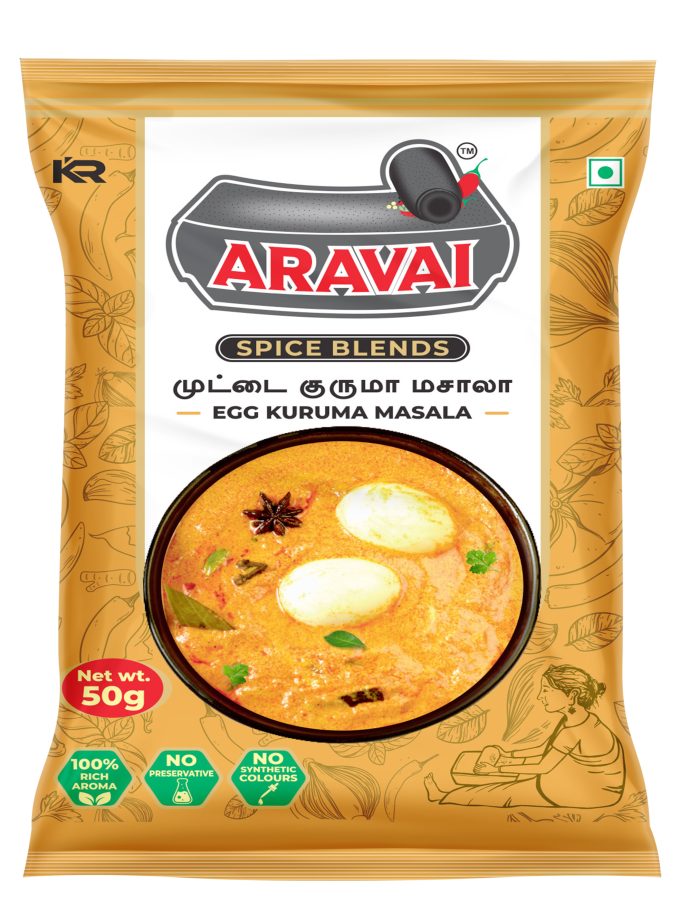 Aravai Egg Kuruma Masala
