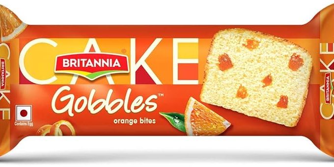 Britannia Gobbles Orange Cake