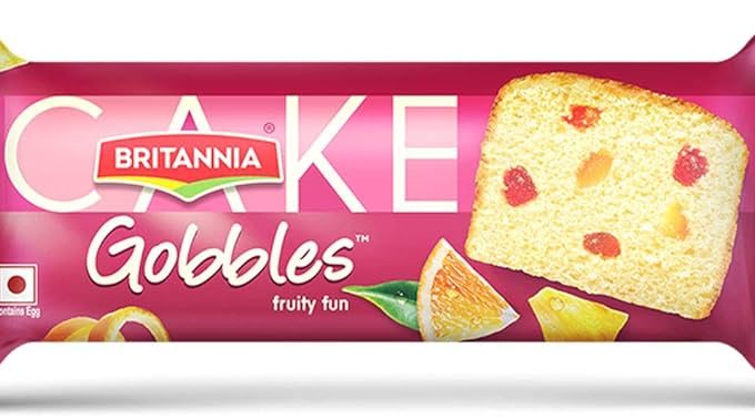 Britannia Gobbles Fruity Cake