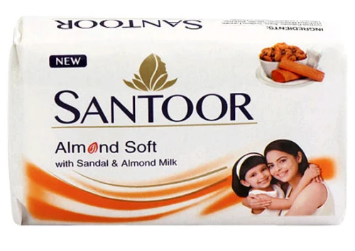 Santoor Sandal And Almond Milk Soap