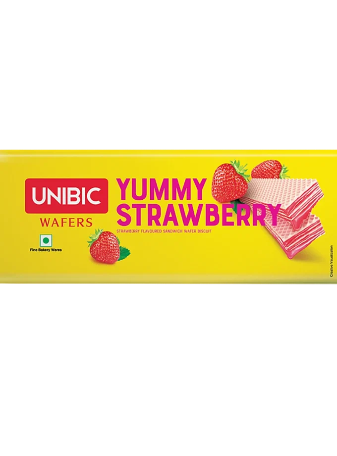 Unibic Strawberry Wafers