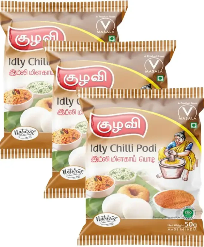 Kuzhavi Idly Chilli Podi